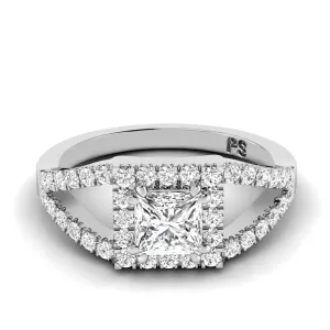 0.80-1.95 CT Round & Princess Cut Diamonds - Engagement Ring