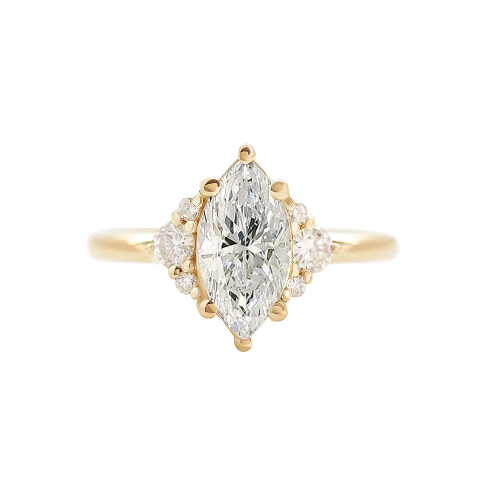 1 carat Marquise Diamond Engagement Ring "Isabella" ♥