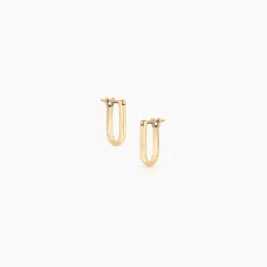 14k Fine Eden Hoop Earrings