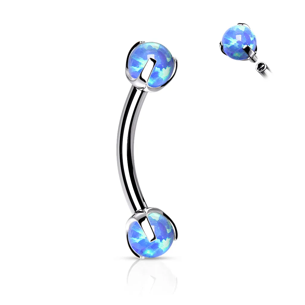 16g Petite Opal Duo Body Jewellery