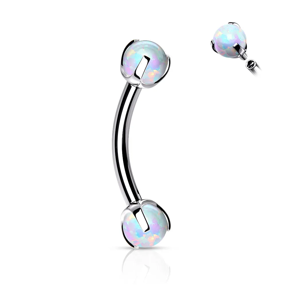 16g Petite Opal Duo Body Jewellery