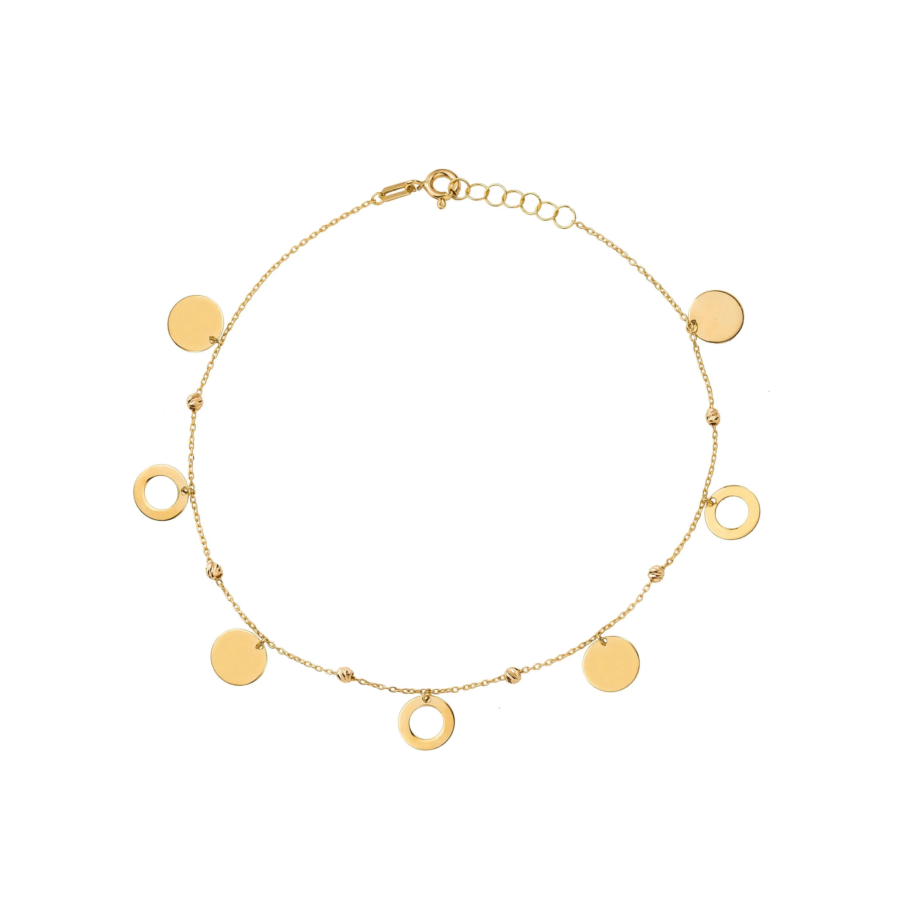 18K Gold Dreamy Circles Anklet - Garo Boyadjian