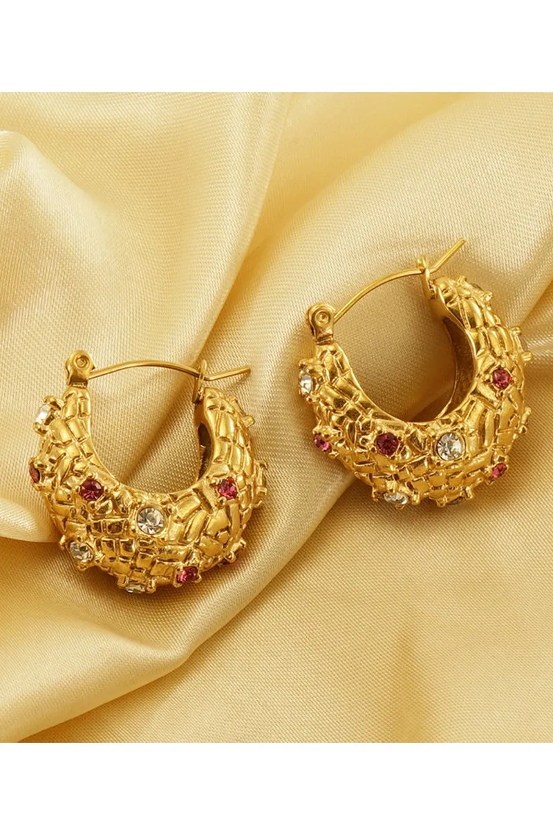 18K GOLD PLATED STAINLESS STEEL EARRINGS