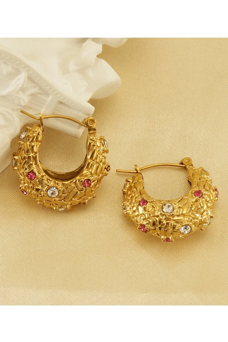 18K GOLD PLATED STAINLESS STEEL EARRINGS