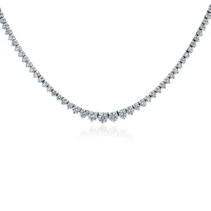 6.91ct Lab Diamond Tennis Necklace