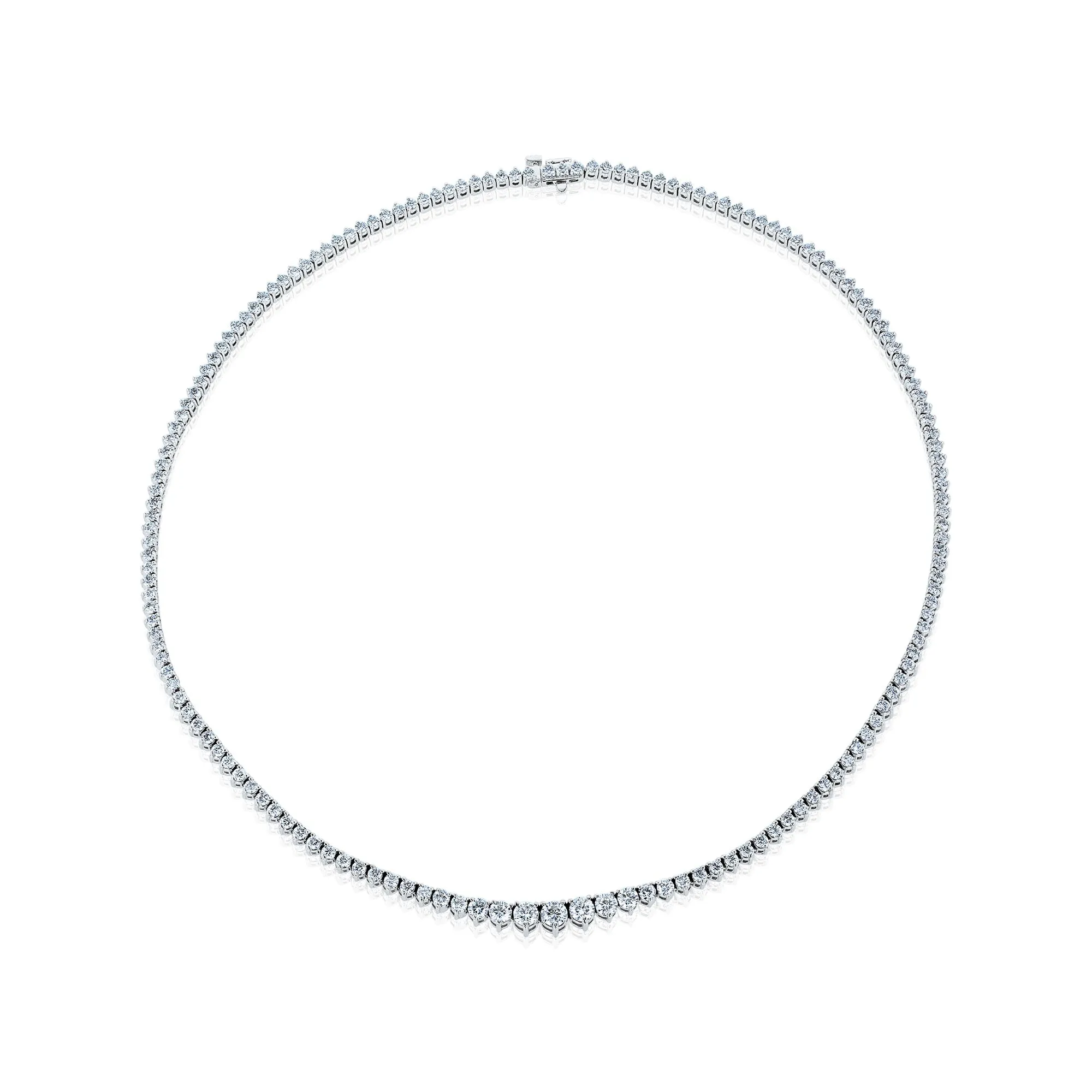 6.91ct Lab Diamond Tennis Necklace