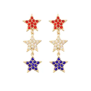 All American Star Earrings