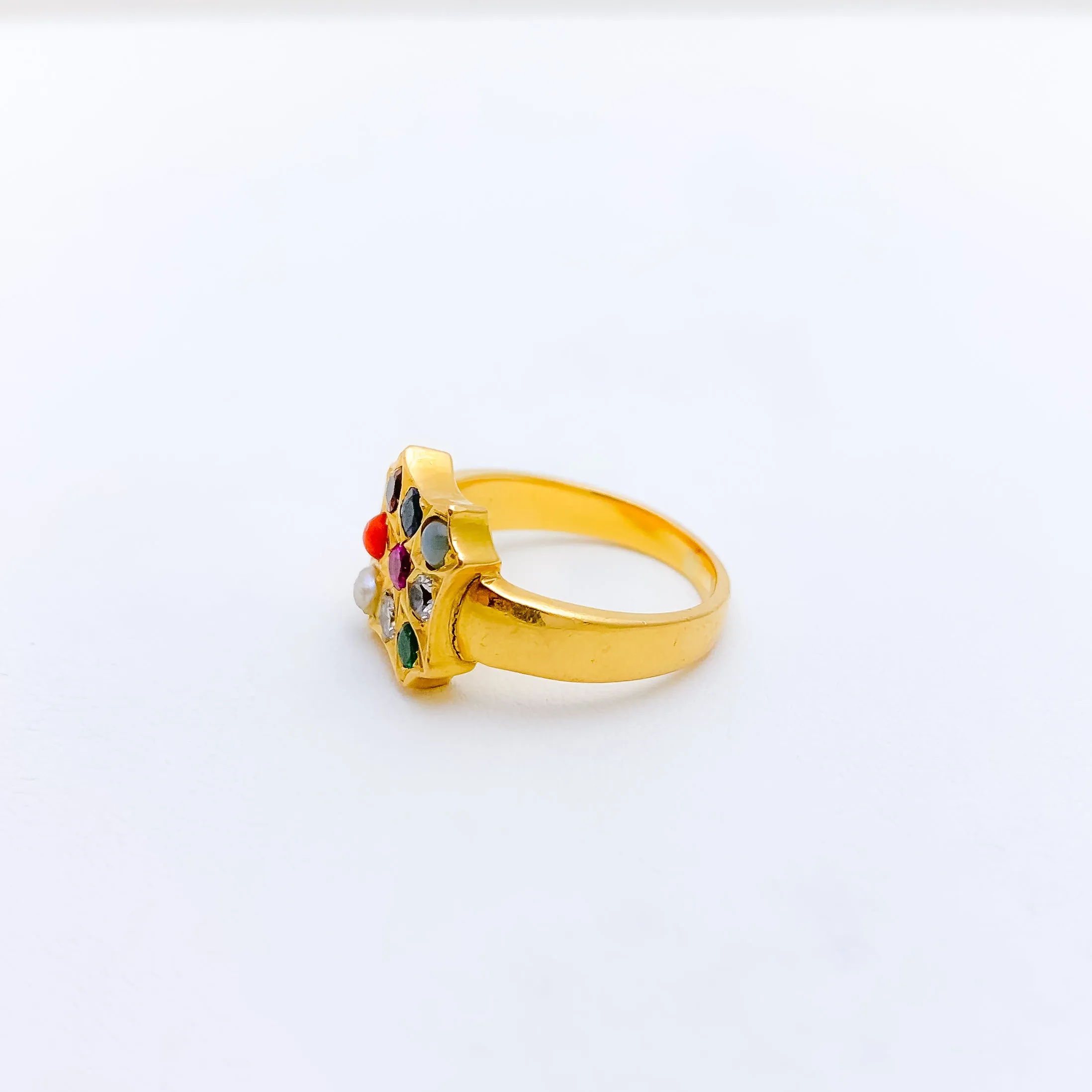 Authentic   Charming Navratna Ring