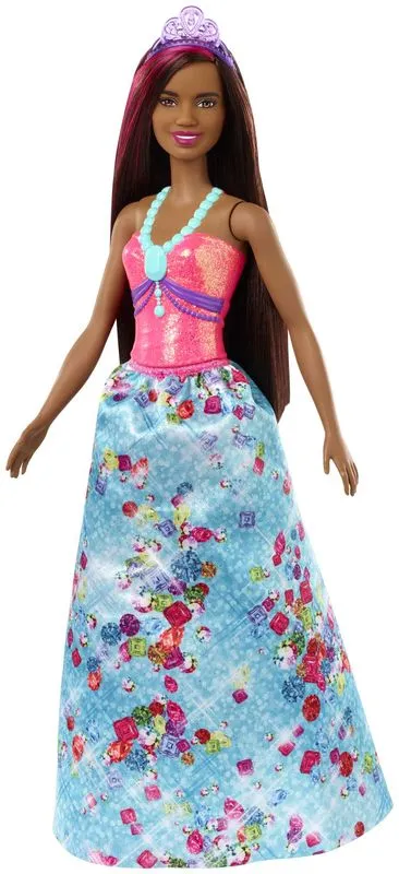 Barbie Dreamtopia Princess Doll Pink Top With Purple Crown