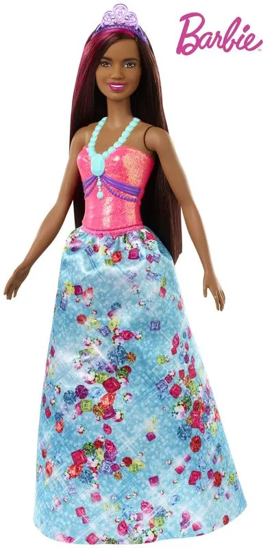 Barbie Dreamtopia Princess Doll Pink Top With Purple Crown