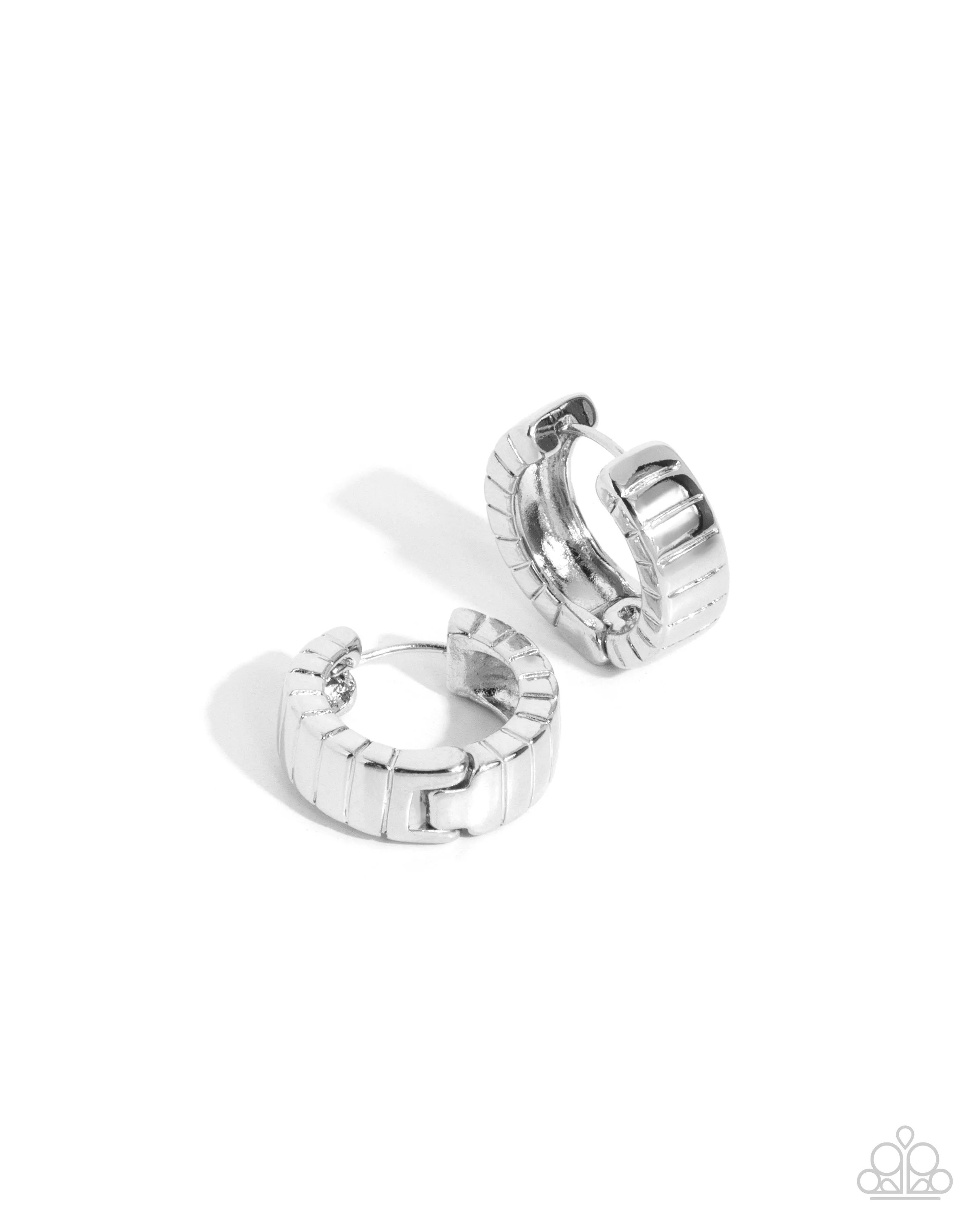 BOLD Up! - Silver Earrings