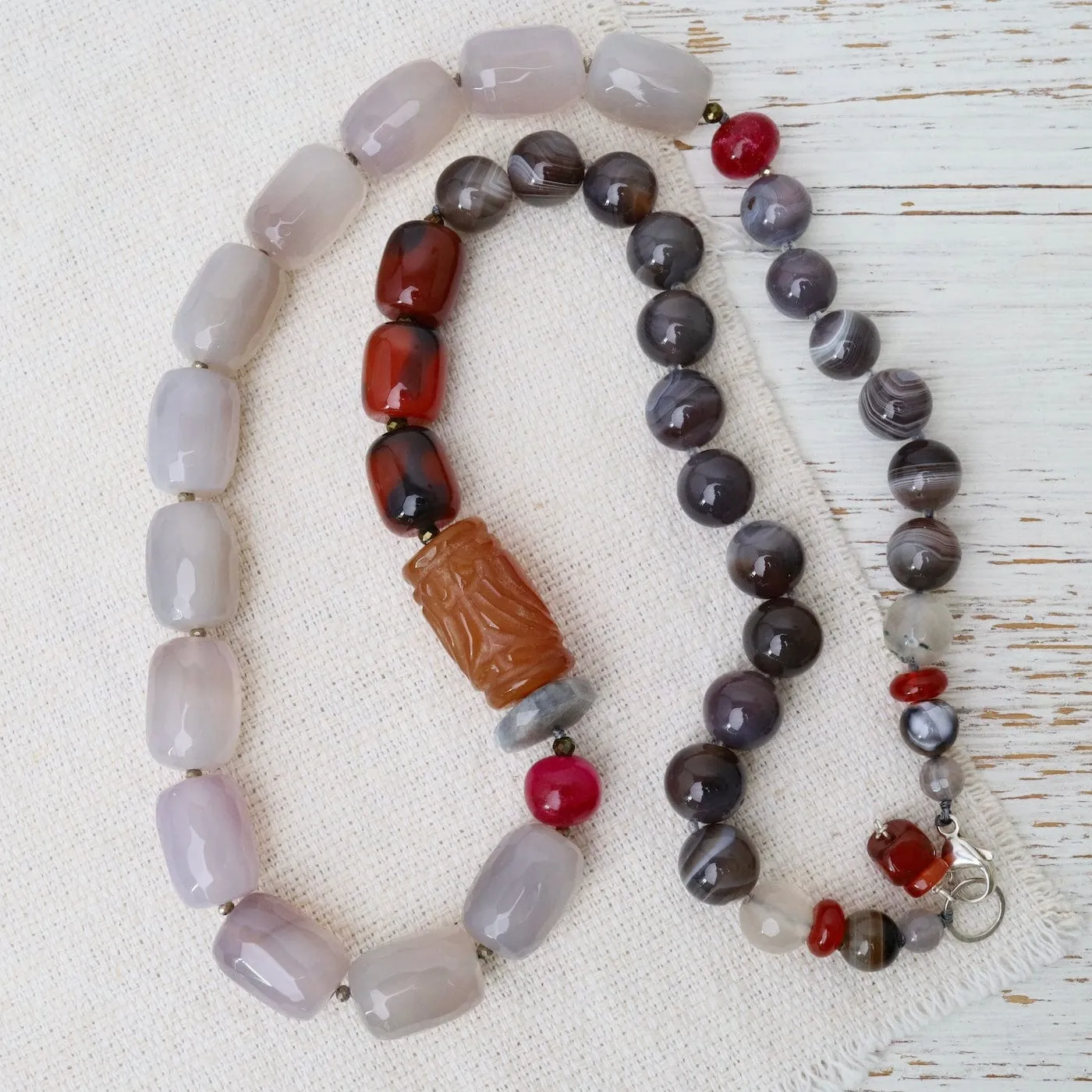 Botswana Agate Mix Necklace