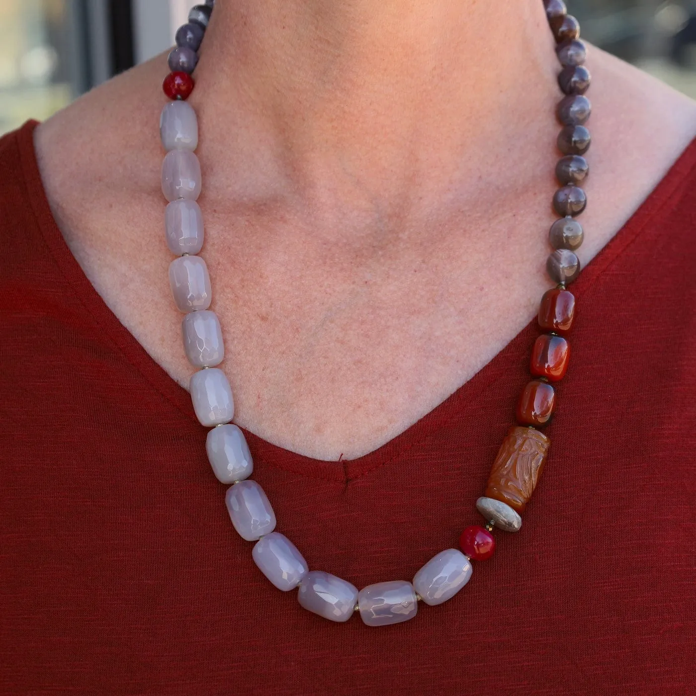 Botswana Agate Mix Necklace