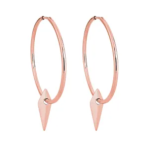 Carla Hoop Earrings - Pinkgold