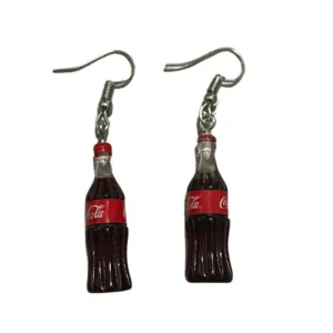 Coke Bottle Dangle Earrings | Coca-Cola Bottle Earrings