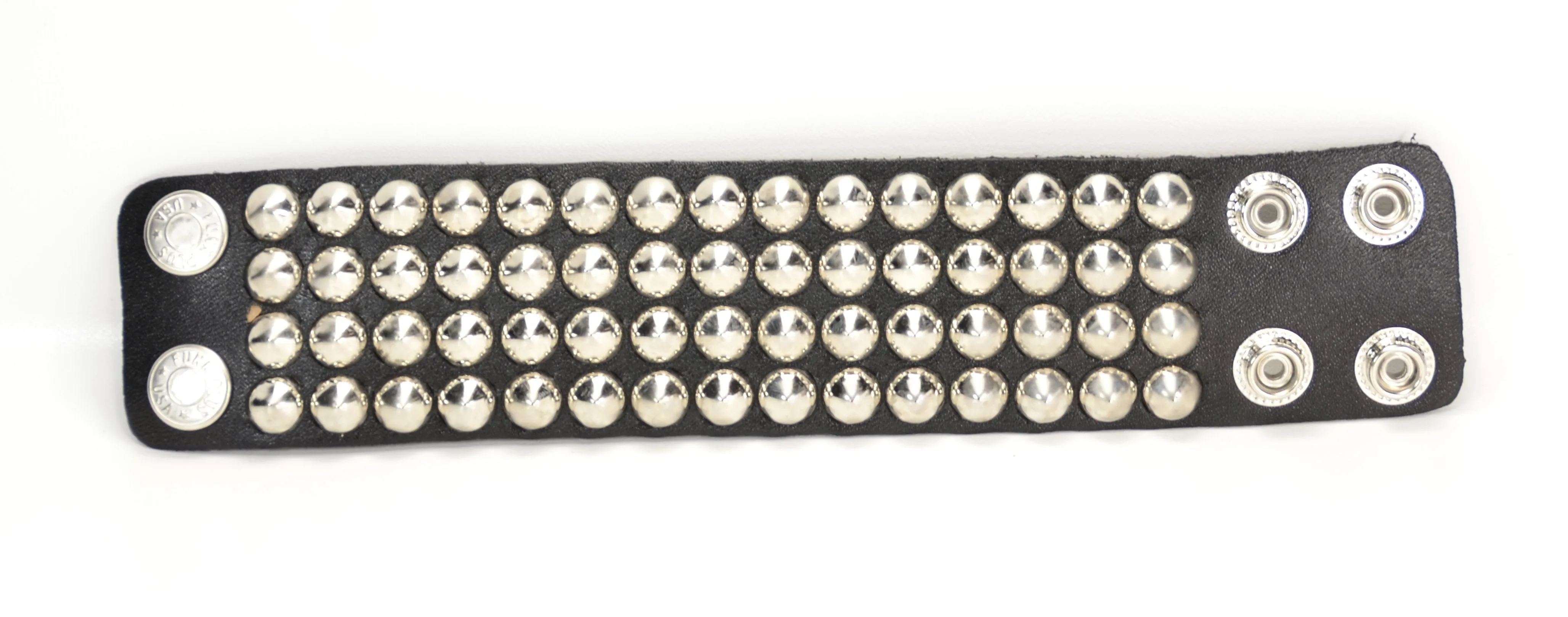 Conical Studded 4 Row Bracelet