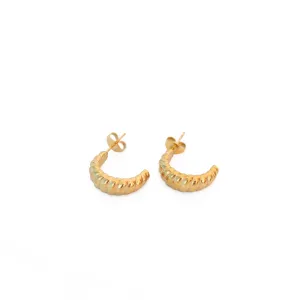 Croissant Hoop Earrings