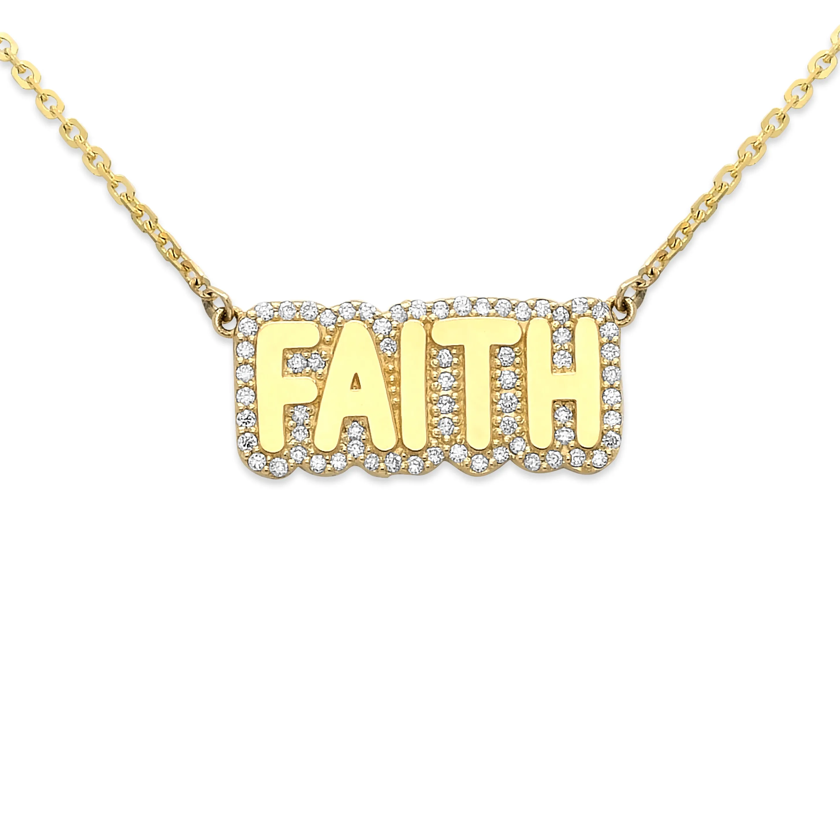 Custom Diamond Name Necklace