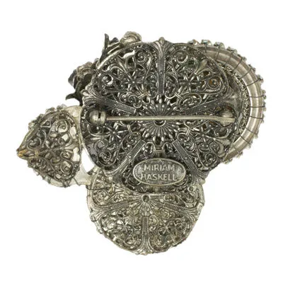 Diamanté Vintage Miriam Haskell Brooch