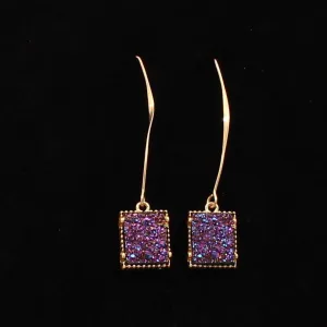 Druzy Drop Earrings