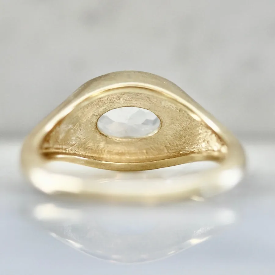 Easy Street Oval Cut Moonstone Ring