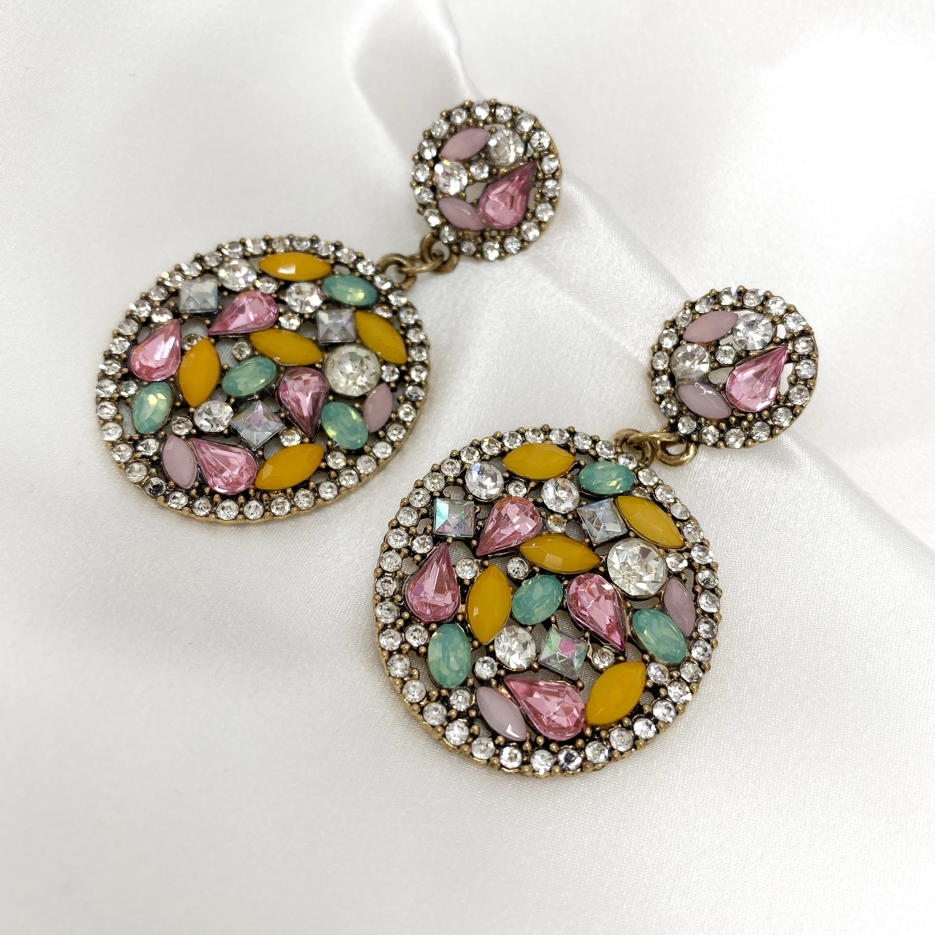 FAYE Pastel Multicoloured Long Earrings