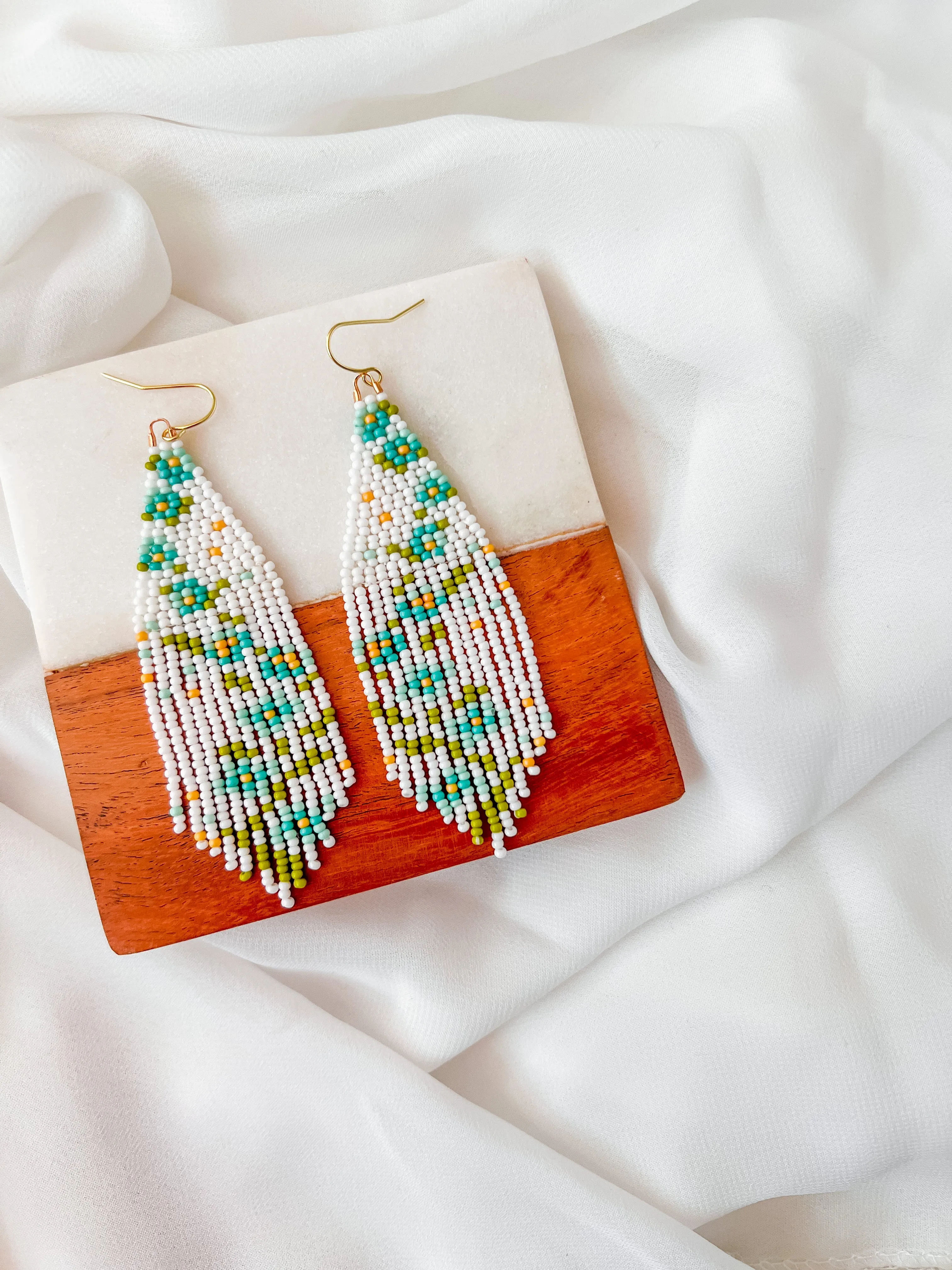 Flora | Beaded Earrings