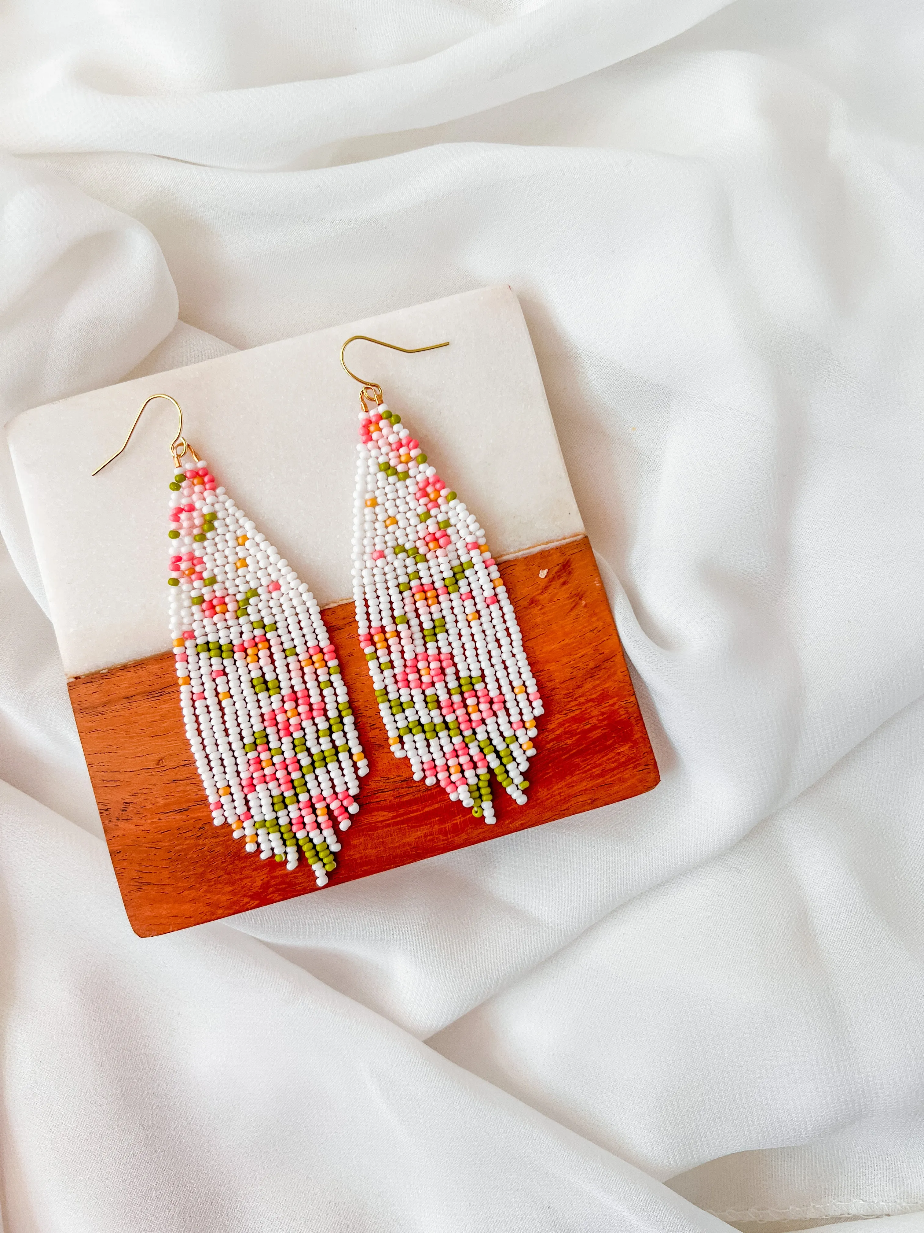 Flora | Beaded Earrings