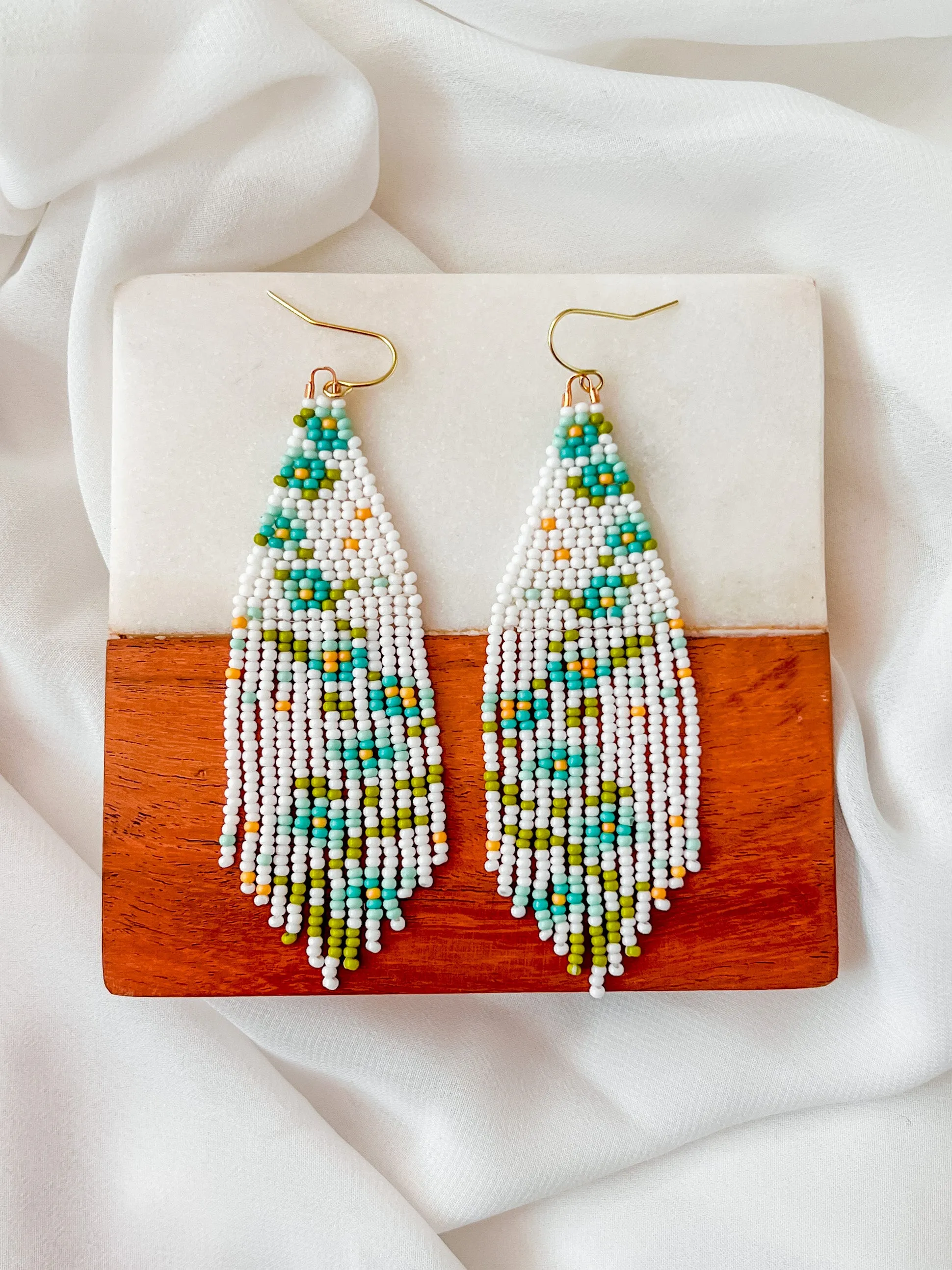 Flora | Beaded Earrings