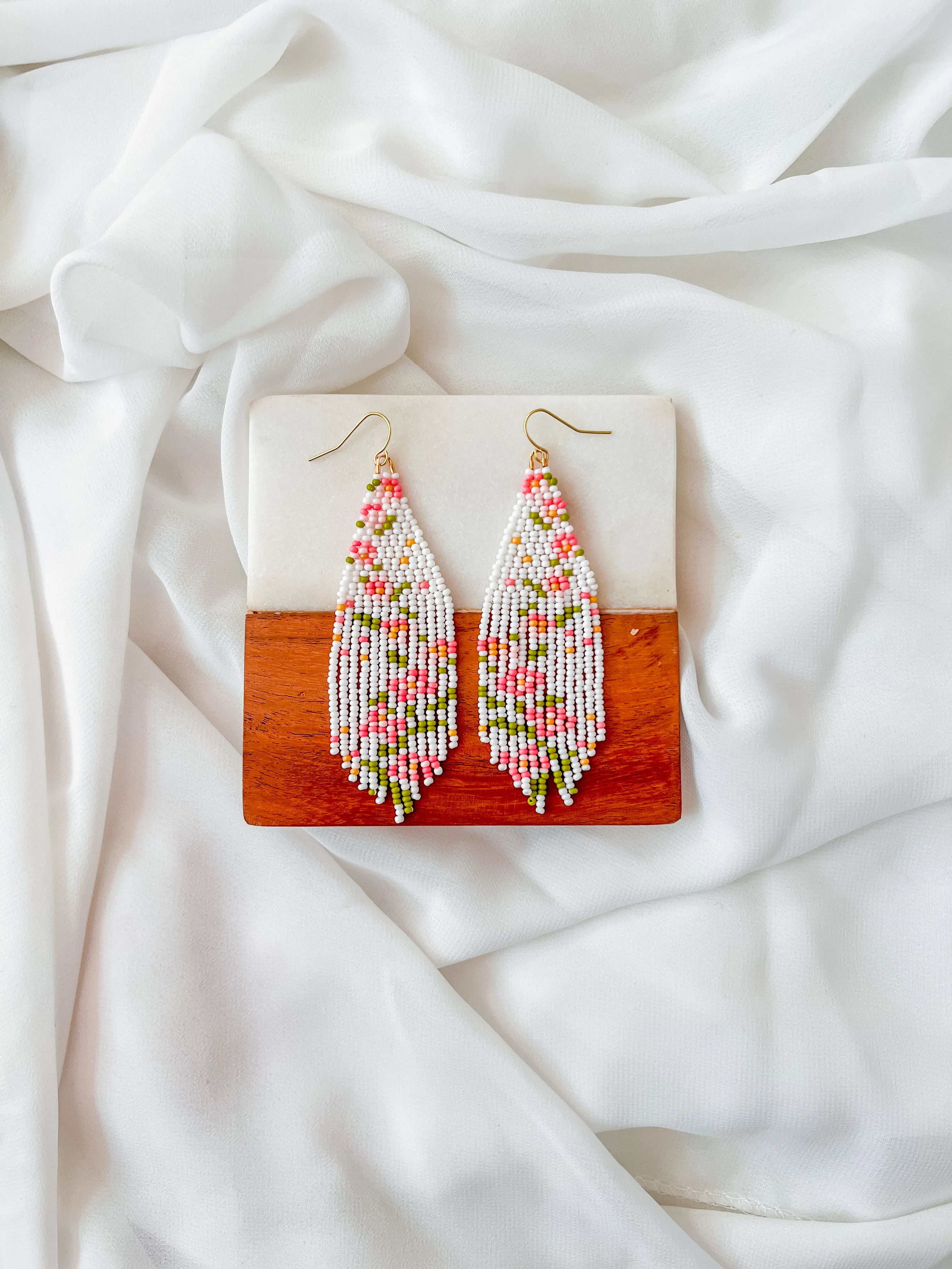 Flora | Beaded Earrings