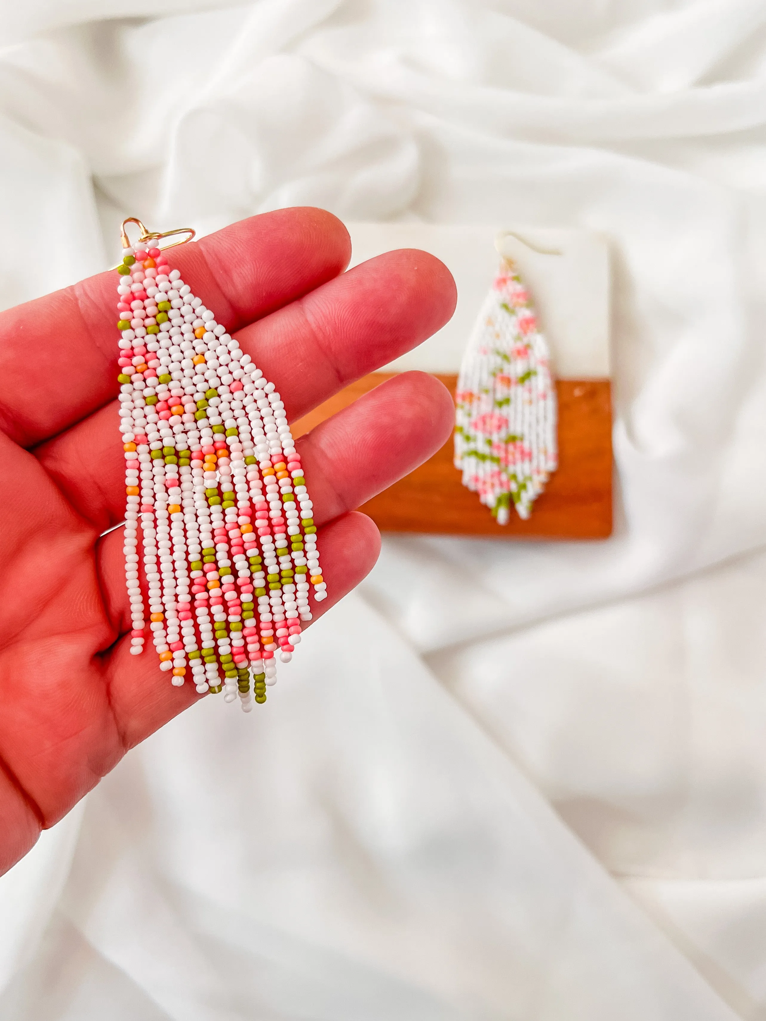 Flora | Beaded Earrings