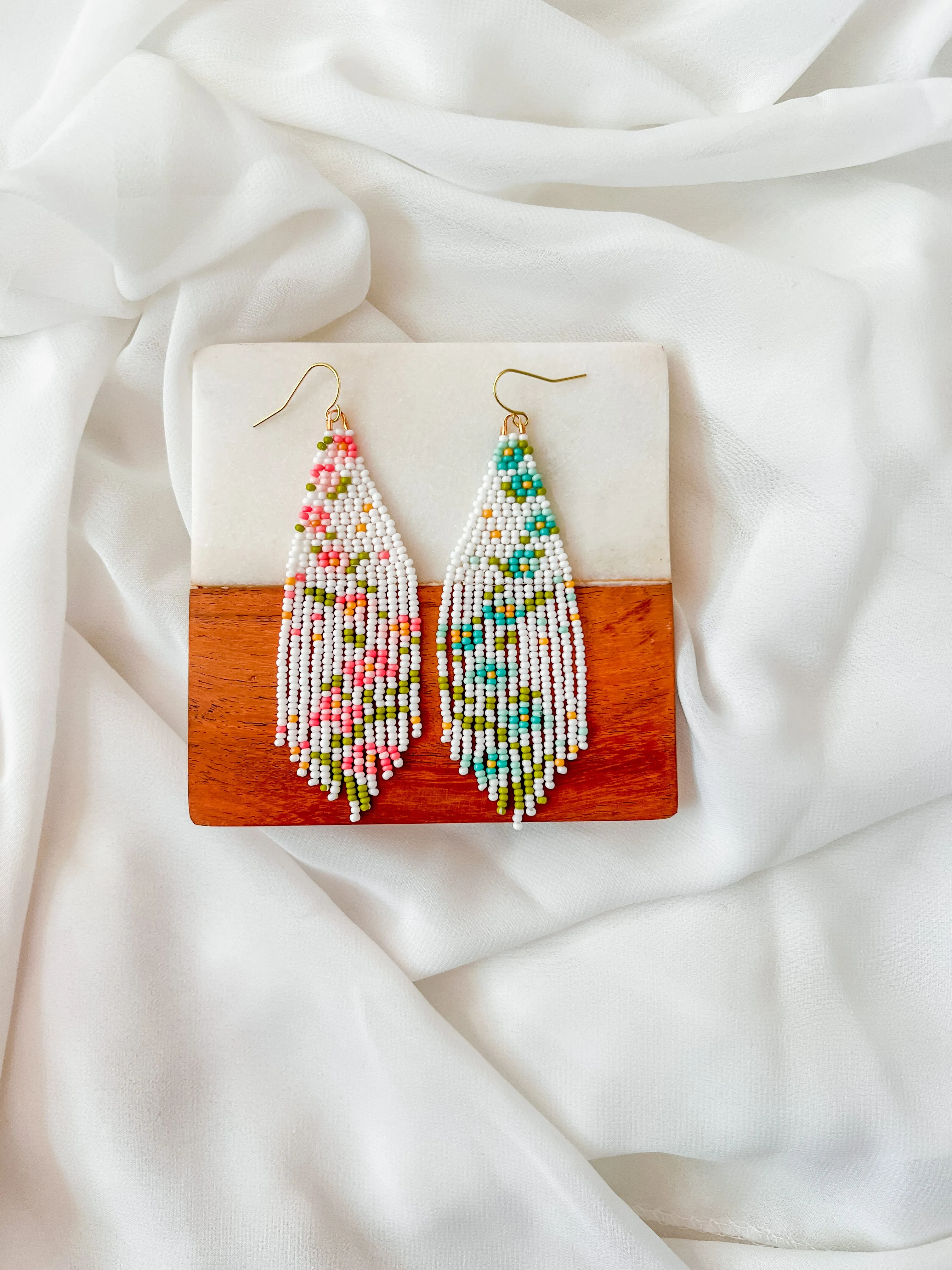 Flora | Beaded Earrings