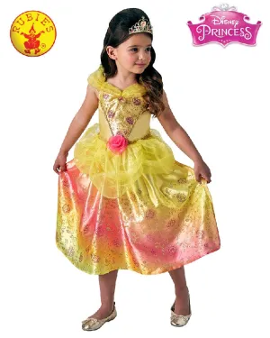 Girls Costume - Belle Rainbow Deluxe