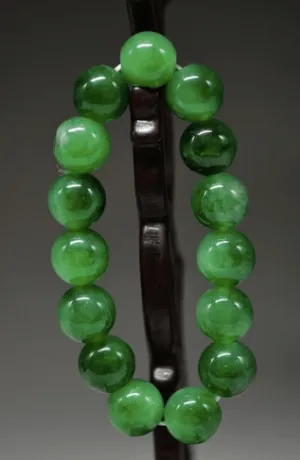 GREEN WITH ENVY BEADED BRACELET