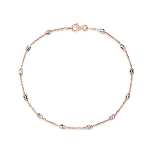 Italian Sterling Silver 10" Anklets