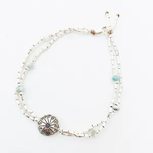 LARIMAR MANDALA ANKLET