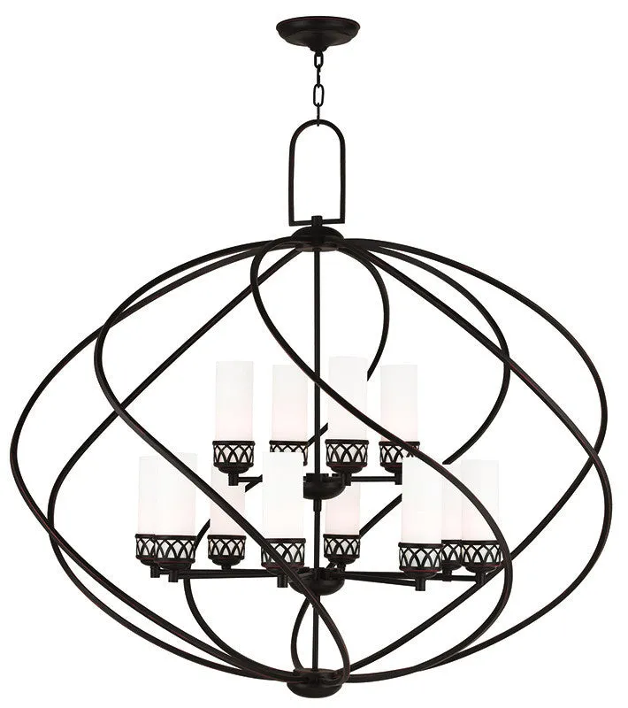 Livex Westfield 8 Light   4 Light OB Foyer Chandelier - C185-47199-67