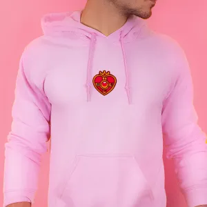 Magical Girl Cosmic Heart Compact Embroidered Hoodie