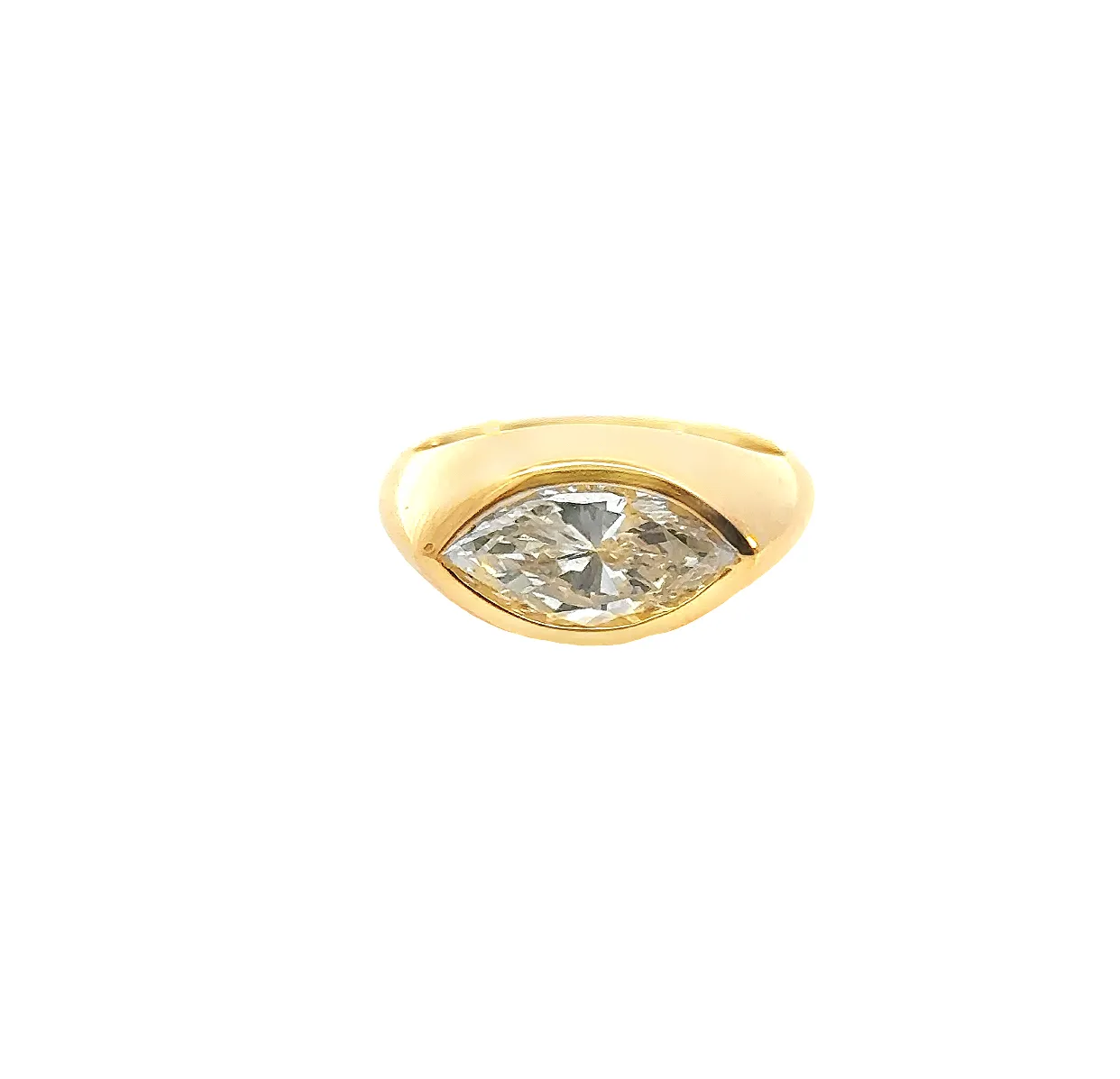 Marquise Bezel Diamond Ring