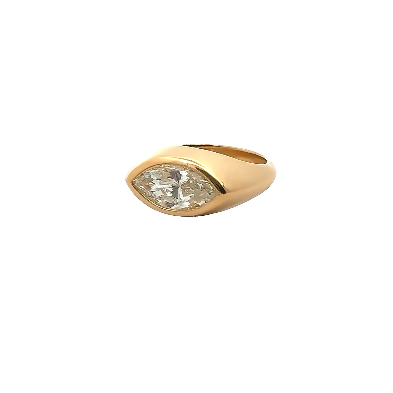 Marquise Bezel Diamond Ring