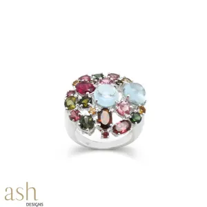 Moonstone Charm Ring