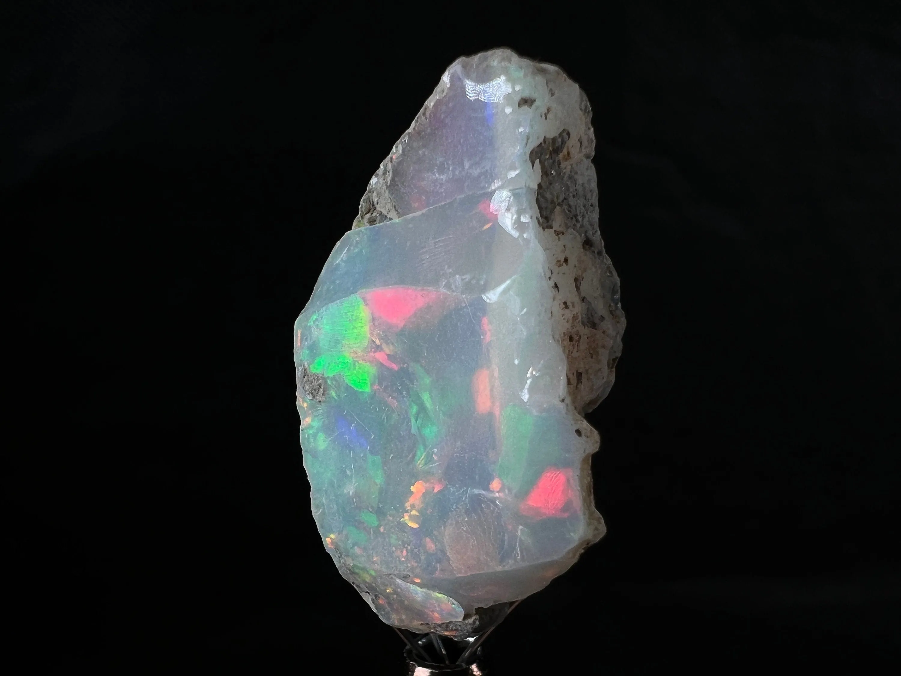 OPAL Raw Crystal - 4A , Cutting Grade - Opal Jewelry Making, Certified Opal Gemstone, Welo Opal, 49963