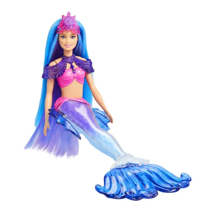 Original 5 In 1 Mermaid Power - Barbie Doll With Pet And Accessories