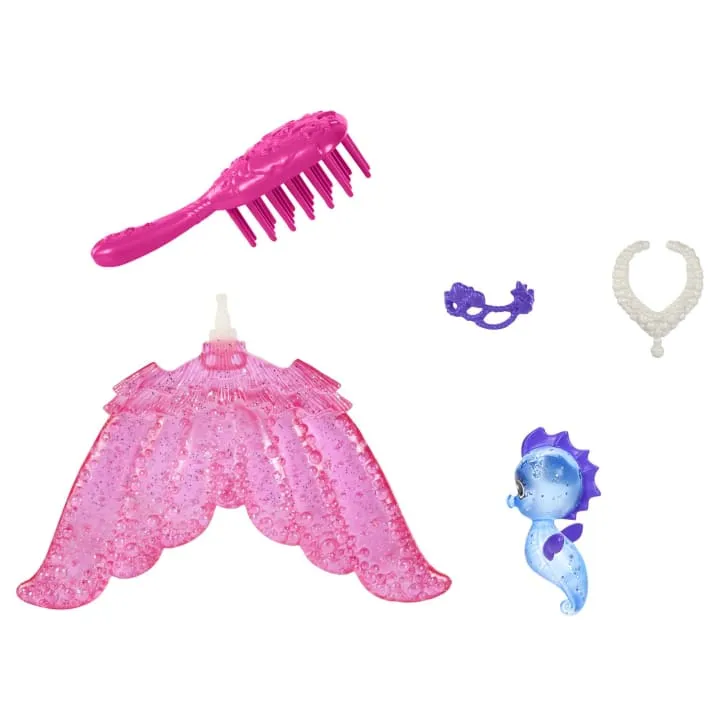 Original 5 In 1 Mermaid Power - Barbie Doll With Pet And Accessories