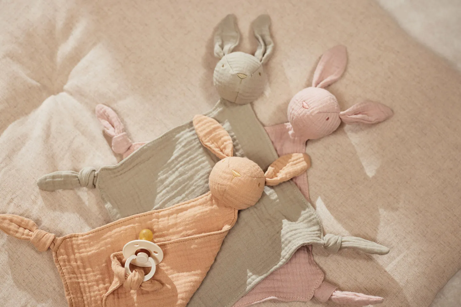 Pacifier Cloth Bunny Ears - Moonstone