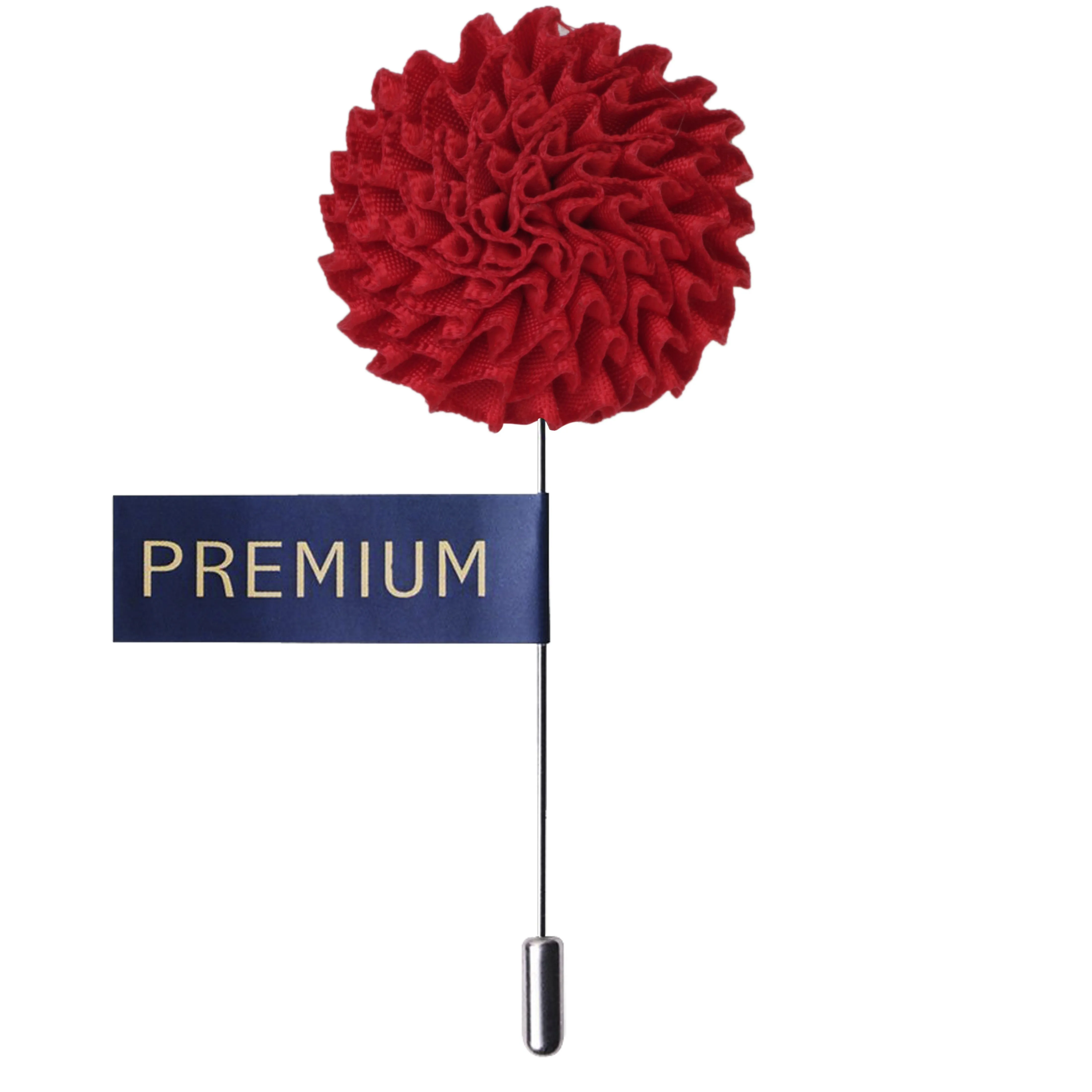 Peluche Bold Beauty Red Colored Brooch for Men