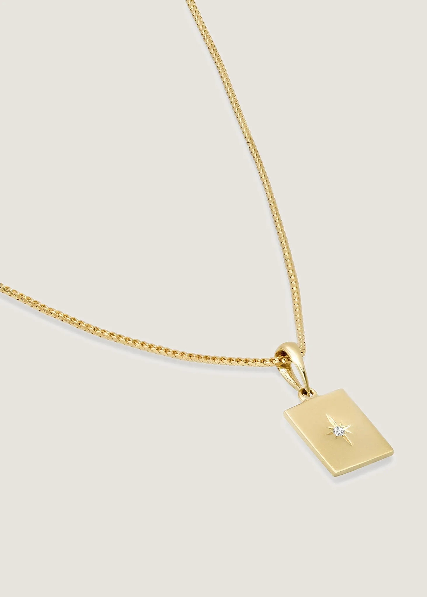 Petite North Star Diamond Pendant