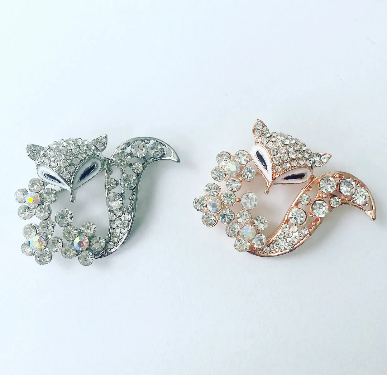 Pin: Brooch - Crystal Fox