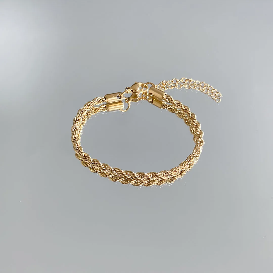 Rope Chain Anklet | Gold