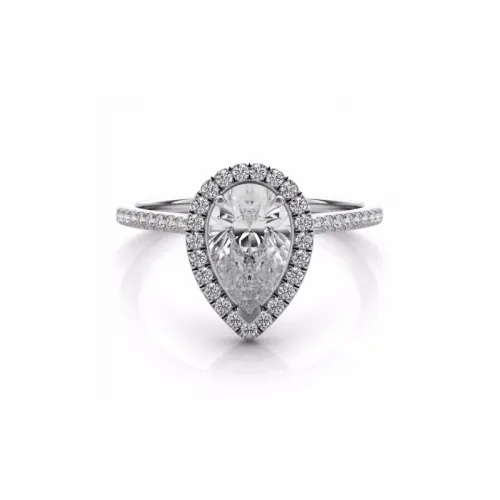 S Kashi & Sons Halo Engagement Ring EN7519-7X5MWG